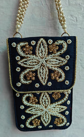 Indische Designer-Handytasche, Seiden-Handytasche mit Taillenclip, Handytasche, Samsung iPhone-Tasche mit Saree-Haken-Handarbeit